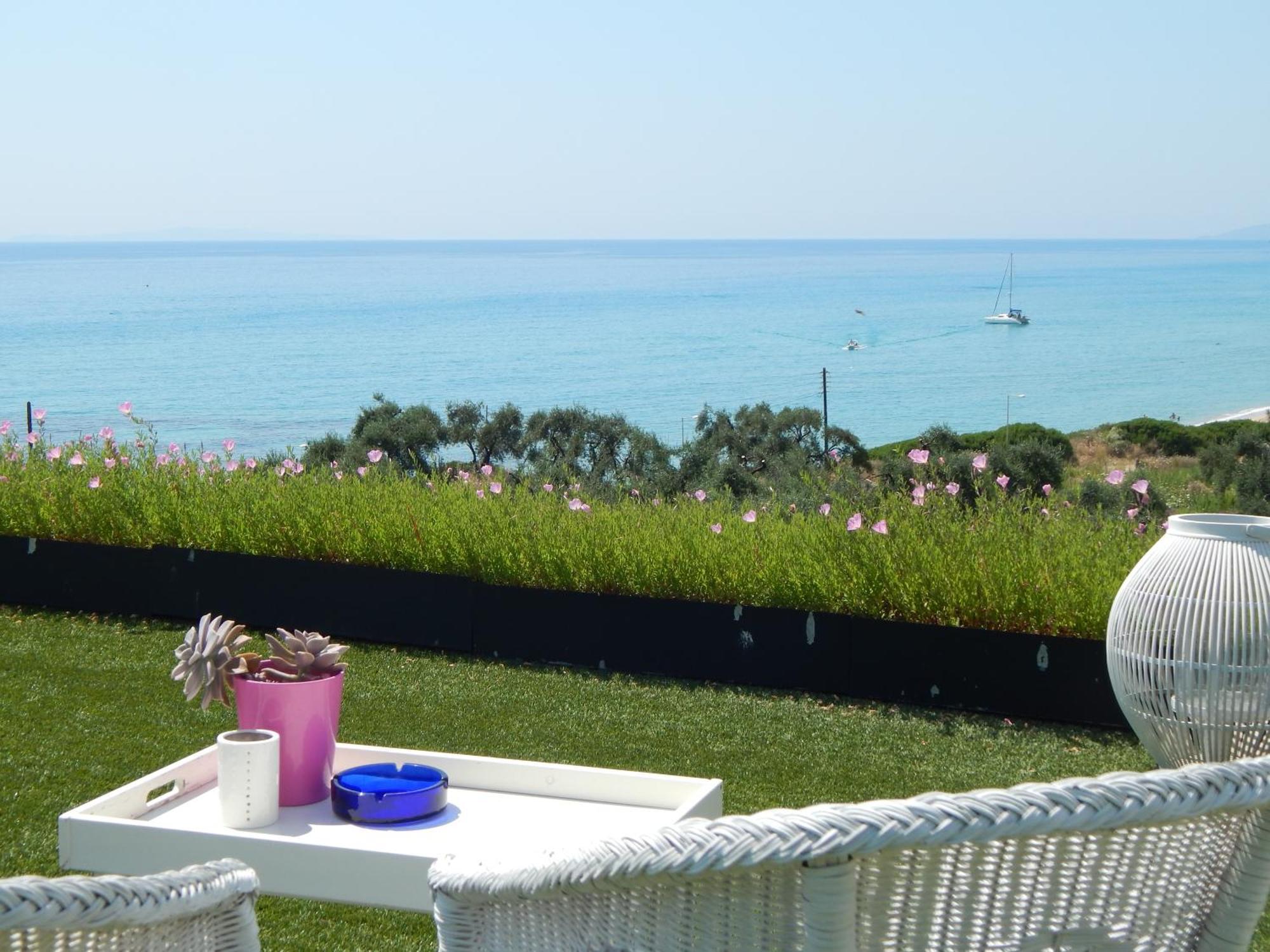 Palmina Mare Villa And Studios Paralia Vrachou Exteriér fotografie